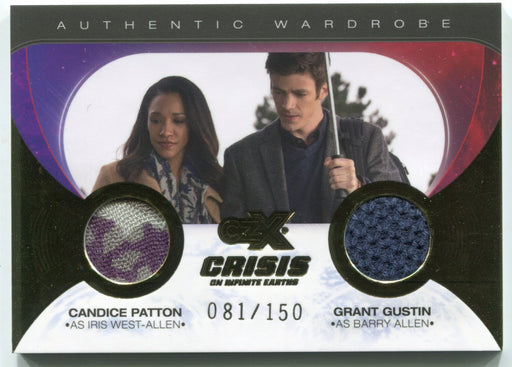 CZX Crisis on Infinite Earths DM03 Candice Patton Grant Gustin Dual Wardrobe Card - TvMovieCards.com