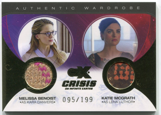 CZX Crisis on Infinite Earths DM09 Melissa Benoist Katie McGrath Dual Wardrobe Card - TvMovieCards.com