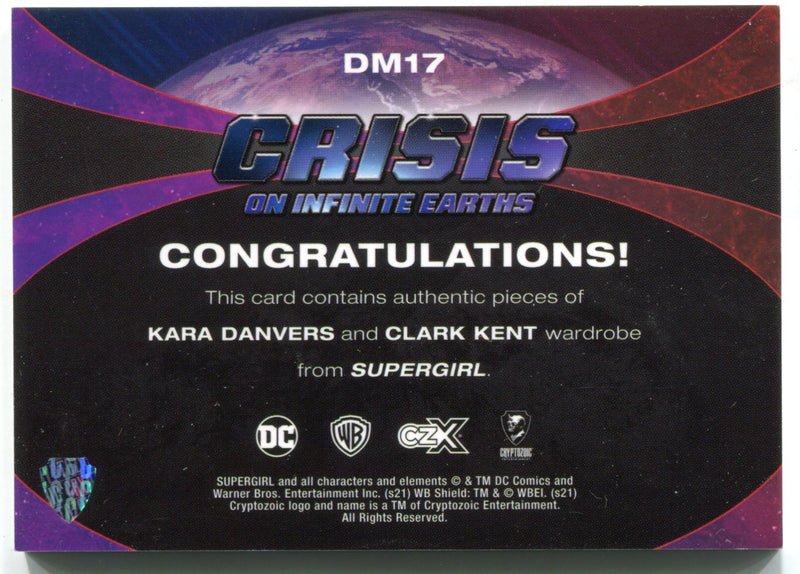 CZX Crisis on Infinite Earths DM17 Melissa Benoist Tyler Hoechlin Dual Wardrobe - TvMovieCards.com