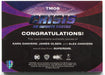 CZX Crisis on Infinite Earths TM06 Benoist / Brooks / Leigh Triple Wardrobe Card - TvMovieCards.com