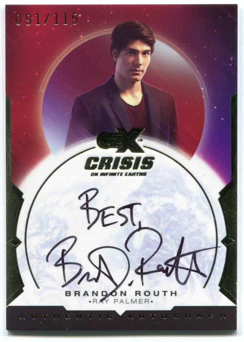 CZX Crisis on Infinite Earths BR-RP Brandon Routh as Ray Palmer Autograph Card - TvMovieCards.com