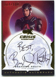 CZX Crisis on Infinite Earths BR-A Brandon Routh as The Atom Autograph Card - TvMovieCards.com
