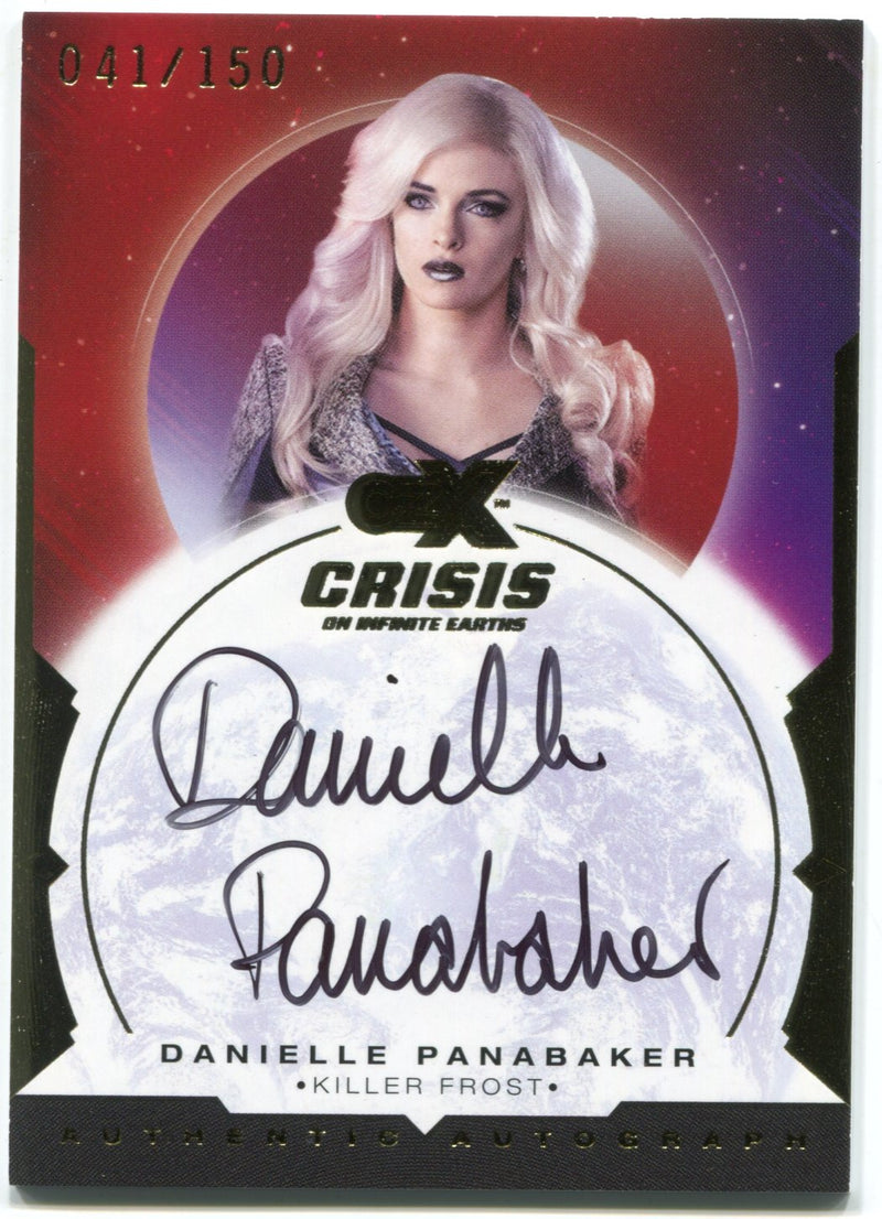 CZX Crisis on Infinite Earths DP-KF Danielle Panabaker as Killer Frost Autograph - TvMovieCards.com