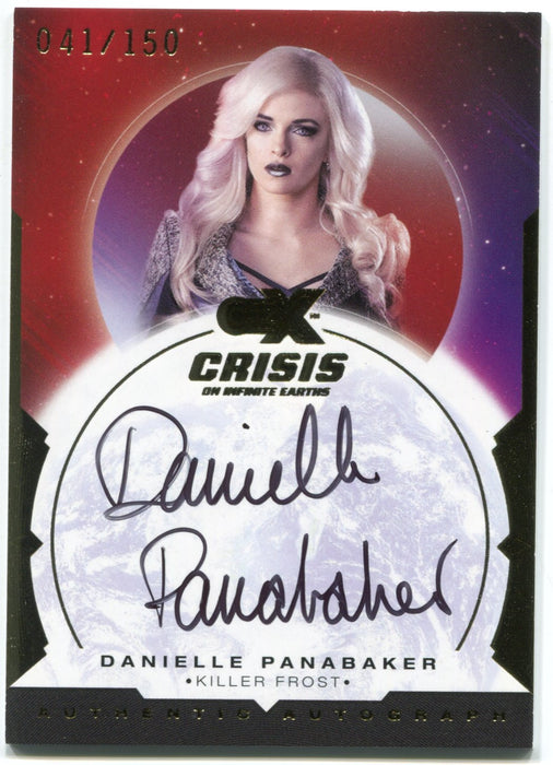 CZX Crisis on Infinite Earths DP-KF Danielle Panabaker as Killer Frost Autograph Card - TvMovieCards.com