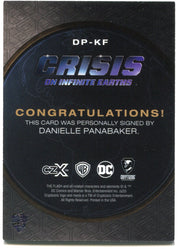 CZX Crisis on Infinite Earths DP-KF Danielle Panabaker as Killer Frost Autograph - TvMovieCards.com