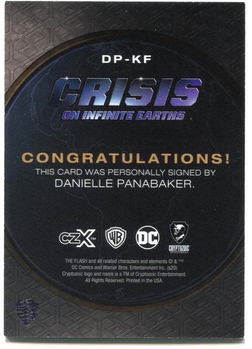 CZX Crisis on Infinite Earths DP-KF Danielle Panabaker as Killer Frost Autograph - TvMovieCards.com