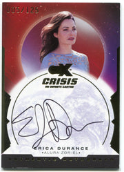 CZX Crisis on Infinite Earths ED-AZE Erica Durance as Alura Zor-El Autograph Car - TvMovieCards.com