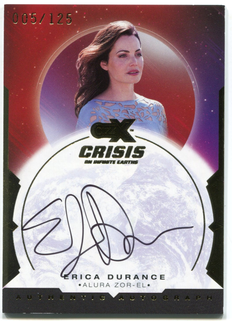 CZX Crisis on Infinite Earths ED-AZE Erica Durance as Alura Zor-El Autograph Car - TvMovieCards.com