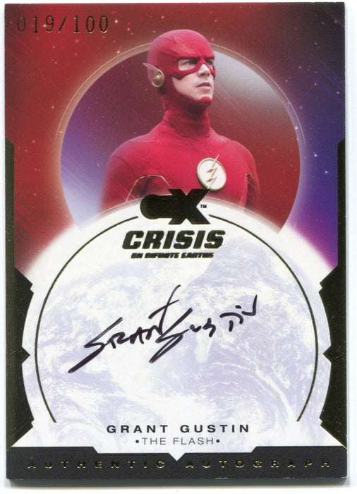 CZX Crisis on Infinite Earths GG-F Grant Gustin as The Flash Autograph Card - TvMovieCards.com