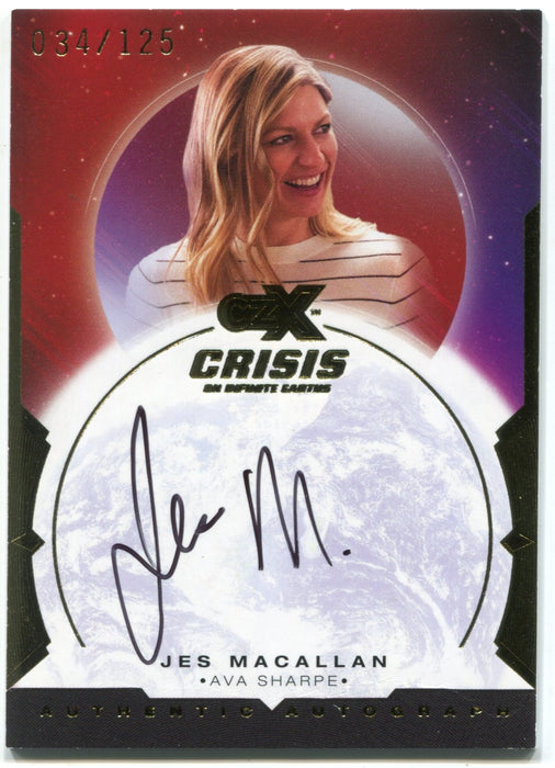 CZX Crisis on Infinite Earths JM-AS Jes Macallan as Ava Sharpe Autograph Card - TvMovieCards.com