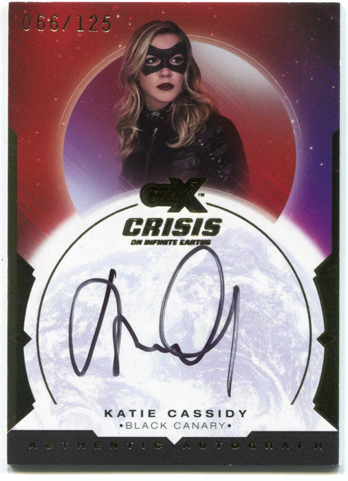 CZX Crisis on Infinite Earths KC-BC Katie Cassidy as Black Canary Autograph Card - TvMovieCards.com