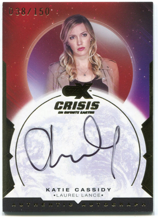 CZX Crisis on Infinite Earths KC-LL Katie Cassidy as Laurel Lance Autograph Card - TvMovieCards.com