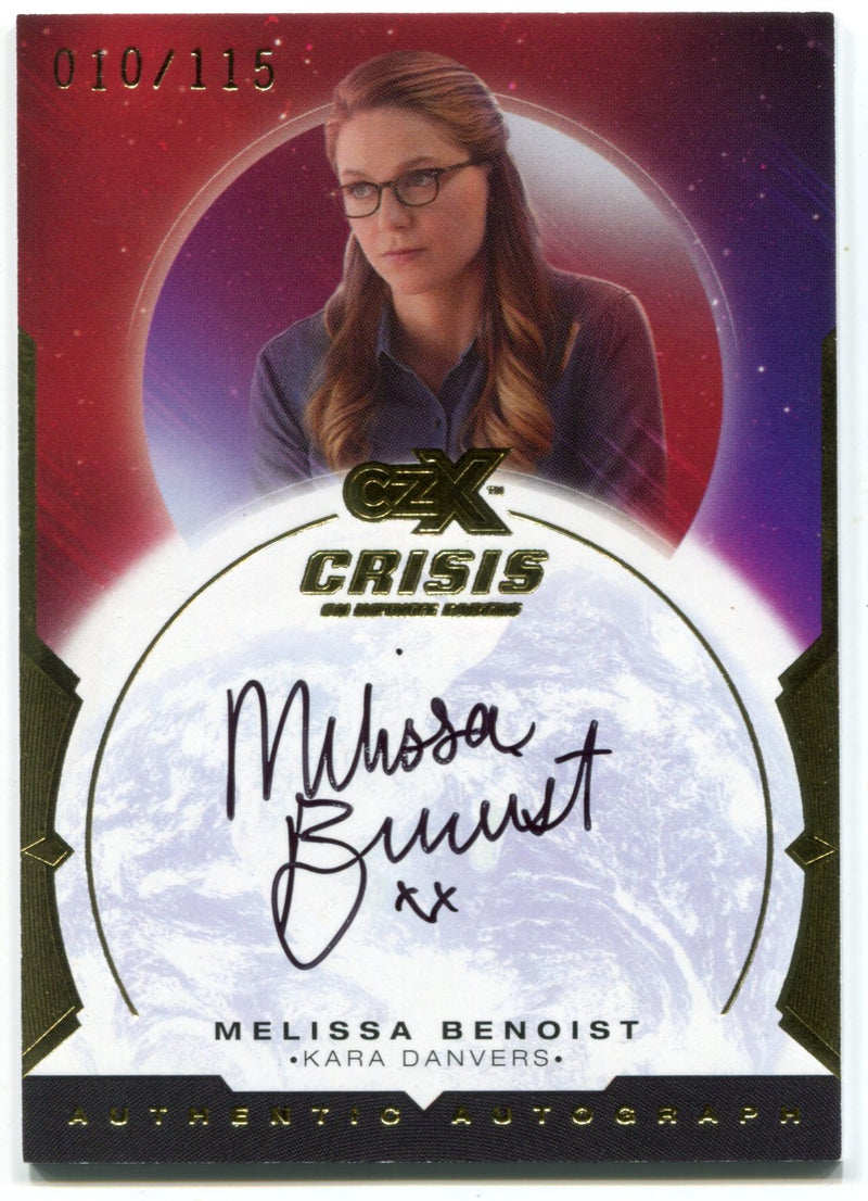 CZX Crisis on Infinite Earths MB-KD Melissa Benoist as Kara Danvers Autograph Ca - TvMovieCards.com