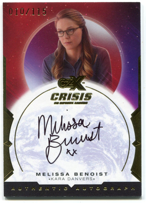 CZX Crisis on Infinite Earths MB-KD Melissa Benoist as Kara Danvers Autograph Card - TvMovieCards.com