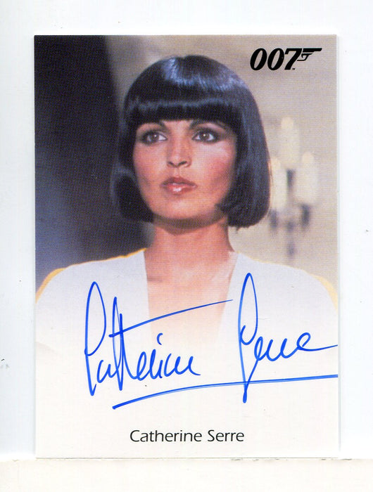 James Bond Archives 2014 Edition Catherine Serre Autograph Card - TvMovieCards.com