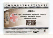 James Bond Archives 2014 Edition Hessian Medical Pack Relic Card JBR34 #074/500 - TvMovieCards.com