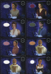 Charmed Conversations Pieceworks Costume Card Set PWCC1 - PWCC8 2 Variants - TvMovieCards.com