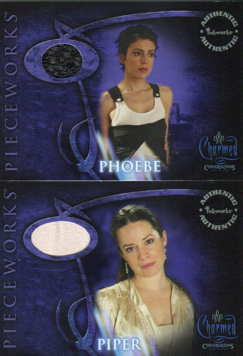 Charmed Conversations Pieceworks Costume Card Set PWCC1 - PWCC8 2 Variants - TvMovieCards.com