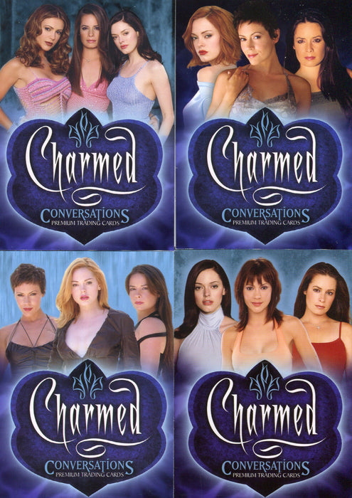 Charmed Conversations Promo Card Lot P-1 P-UK P-Internet P-SD 4 Cards - TvMovieCards.com