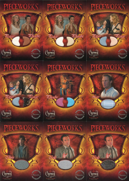 Charmed Connections Pieceworks Costume Card Set PWC1 - PWC9 + 4 Variants - TvMovieCards.com