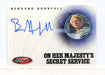 James Bond 40th Anniversary Bernard Horsfall Autograph Card A21 - TvMovieCards.com