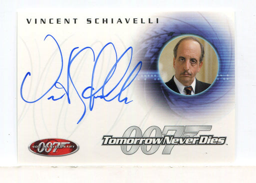 James Bond 40th Anniversary Vincent Schiavelli Autograph Card A23 - TvMovieCards.com