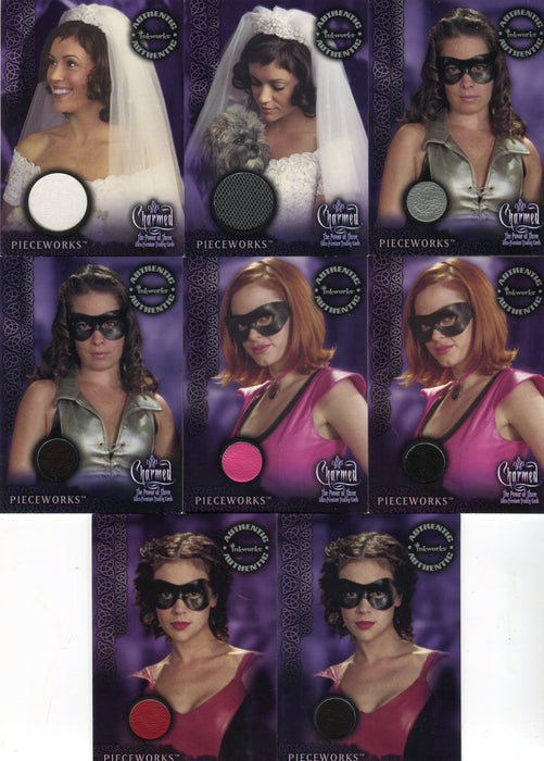 Charmed Power of Three Pieceworks Costume Card Set PW-1 - PW-5 + 3 Variants - TvMovieCards.com