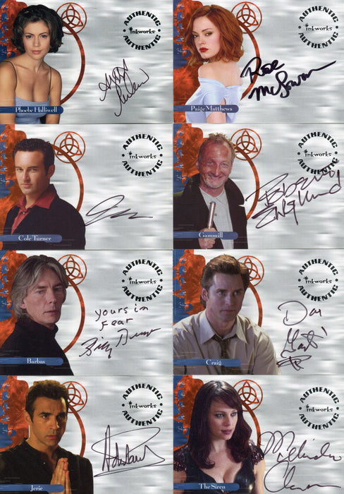 Charmed The Power of Three Autograph Card Set 14 Different Cards - TvMovieCards.com