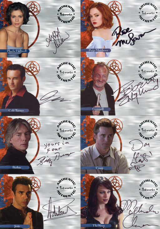 Charmed The Power of Three Autograph Card Set 14 Different Cards - TvMovieCards.com