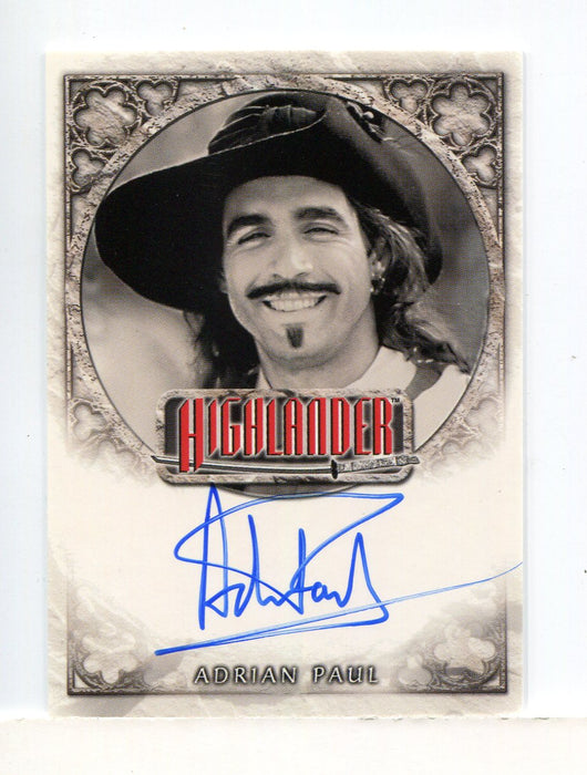 Highlander Adrian Paul as Duncan MacLeod Expansion Autograph Card IA2 - TvMovieCards.com