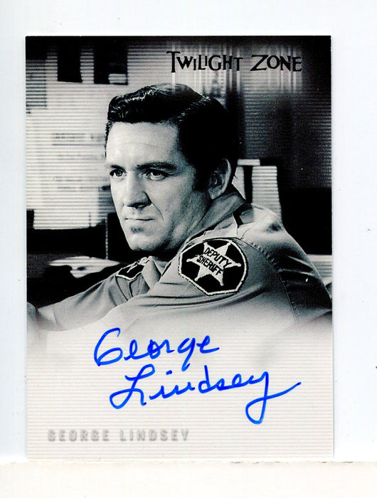 Twilight Zone 3 Shadows and Substance George Lindsey Autograph Card A-65 - TvMovieCards.com