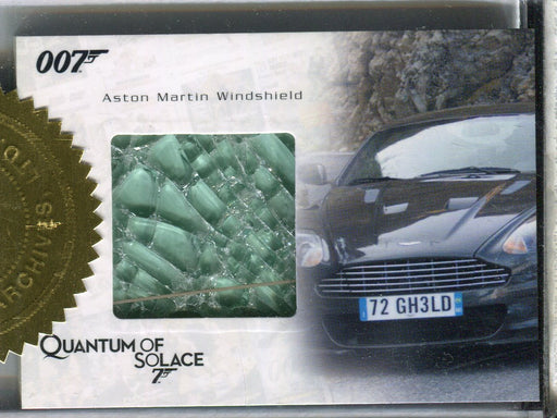 James Bond Archives 2009 Edition Aston Martin Windshield AMR1 Relic Card 560/700 - TvMovieCards.com