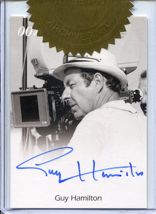 James Bond in Motion 2008 3 Case Dealer Incentive Guy Hamilton Autograph Card - TvMovieCards.com