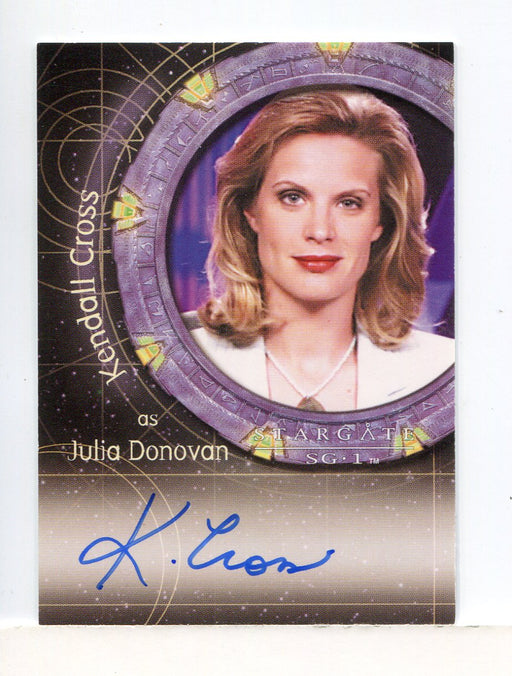 Stargate SG-1 Season Nine Kendall Cross Autograph Card A94 - TvMovieCards.com