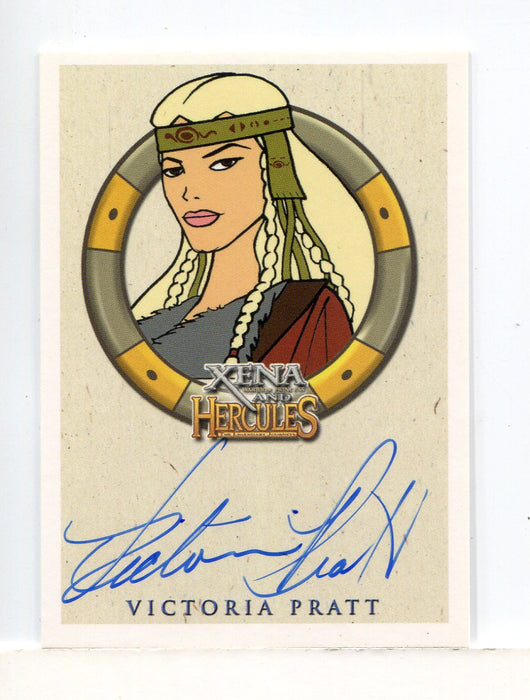 Xena & Hercules Animated Adventures Victoria Pratt Cyane Autograph Card - TvMovieCards.com