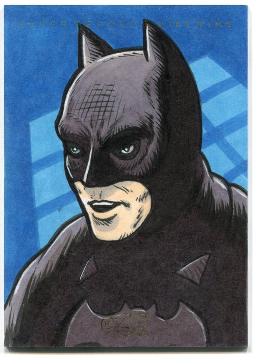 DC Comics CZX Super Heroes & Super-Villains Artist Sketch Card by Russ Maheras - TvMovieCards.com