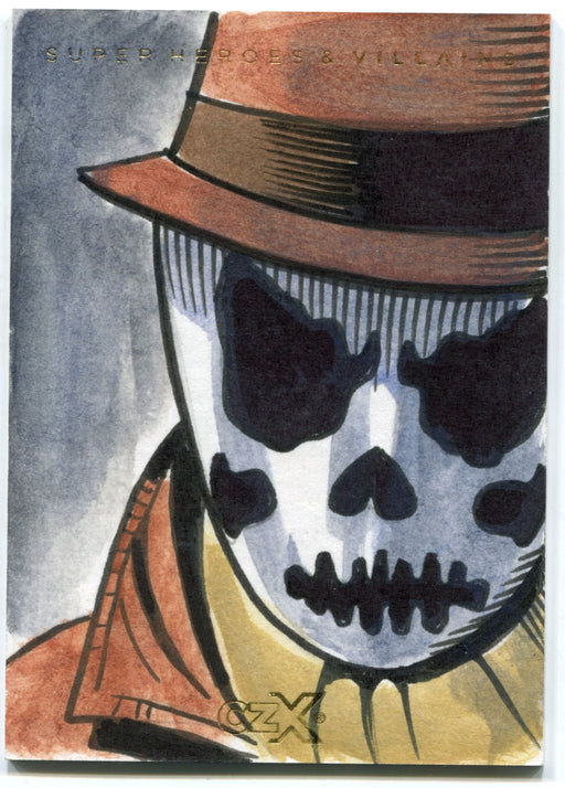 DC Comics CZX Super Heroes & Super-Villains Artist Sketch Card by Lee Horton - TvMovieCards.com