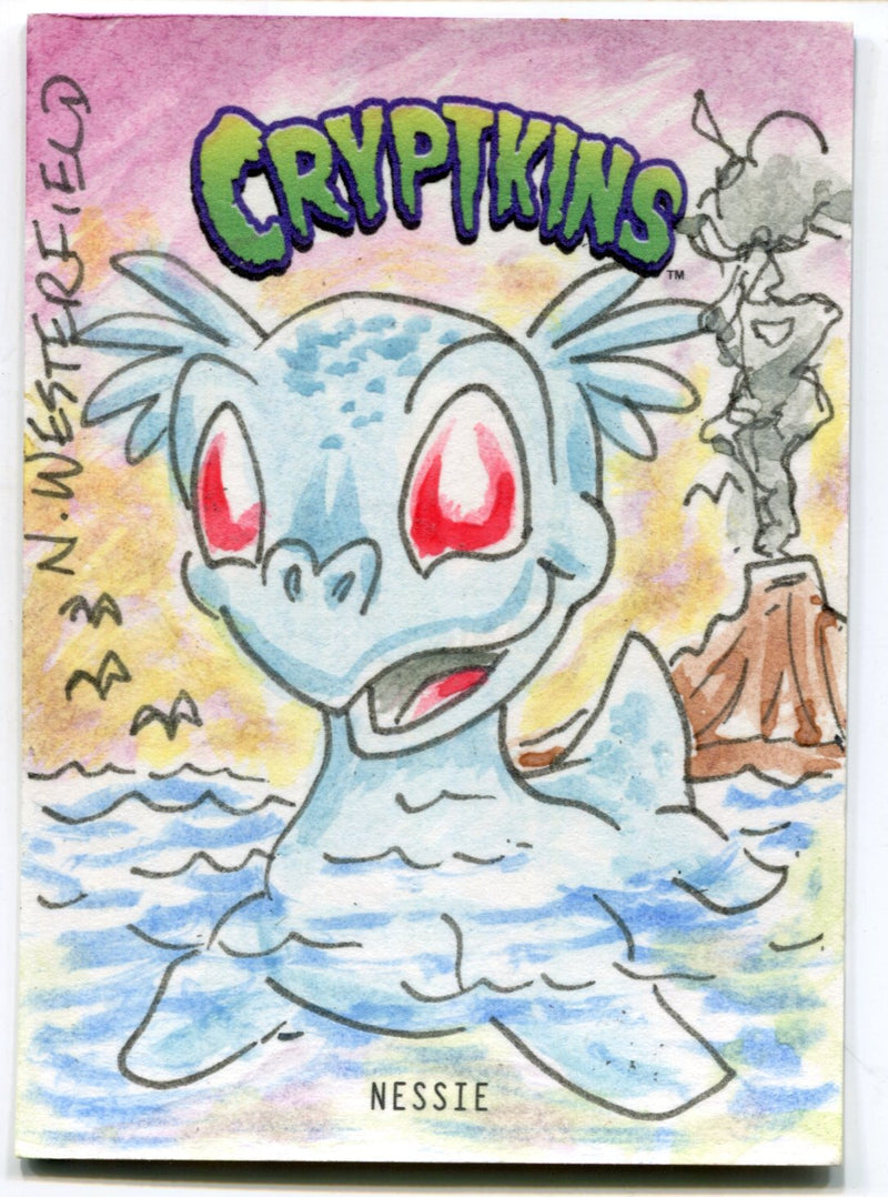 2018 Crypt kins Sketch Trading Card by Niall Westerfield Convention Exclusive - TvMovieCards.com