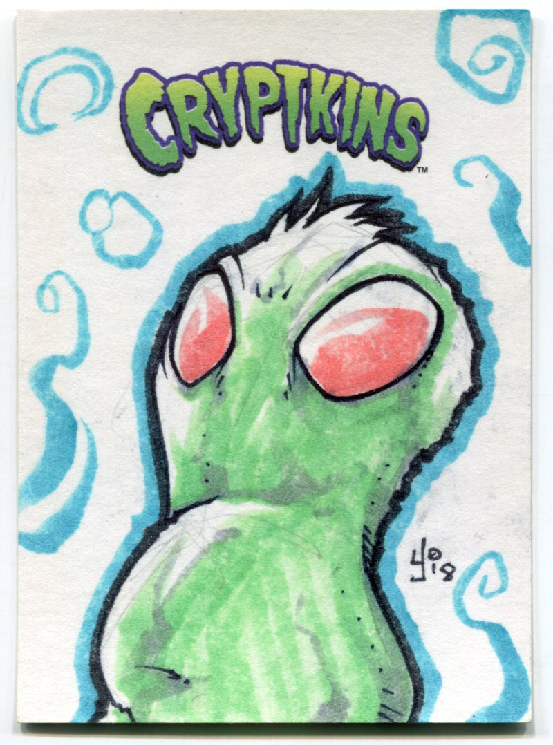 2018 Crypt kins Sketch Trading Card by Yonami Convention Exclusive Cryptozoic - TvMovieCards.com