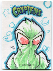 2018 Crypt kins Sketch Trading Card by Yonami Convention Exclusive Cryptozoic - TvMovieCards.com