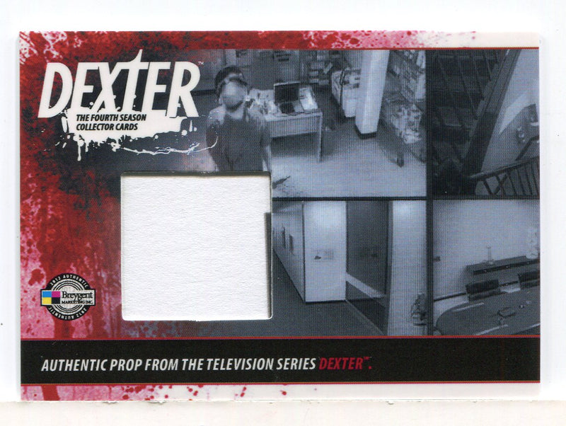 DEXTER Season 4 Prop Card Blueprint D4 P BP Breygent - TvMovieCards.com