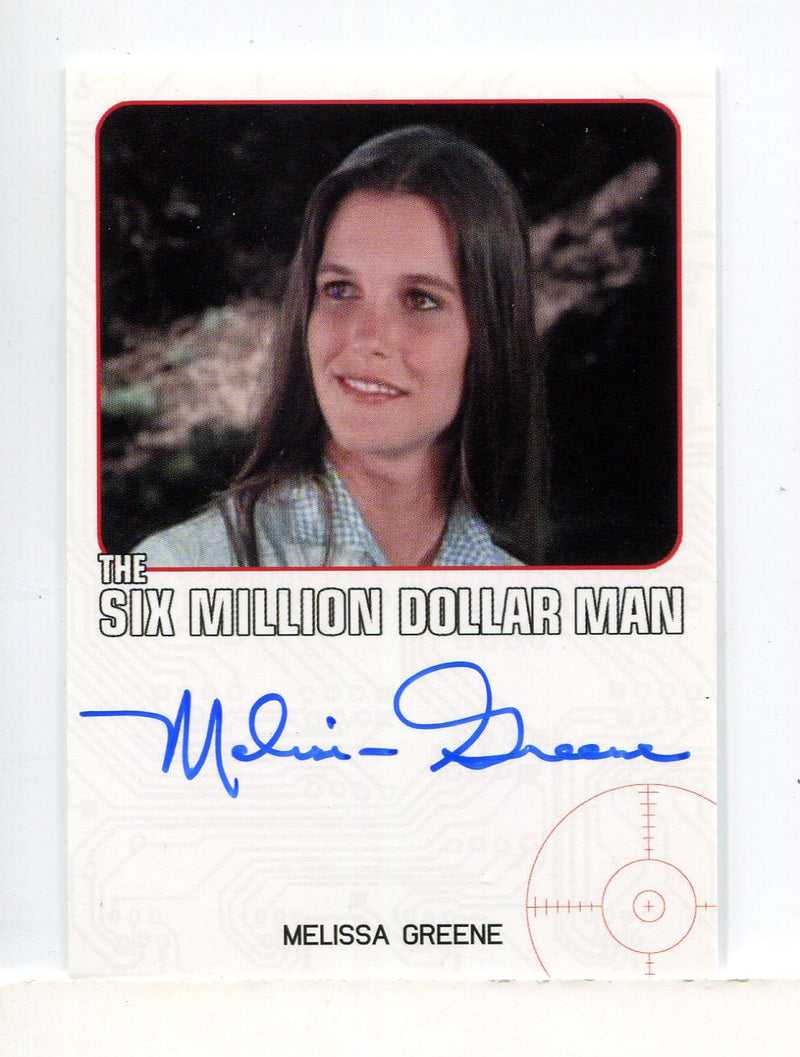 Bionic Collection Six Million Dollar Man Melissa Greene Autograph Card - TvMovieCards.com