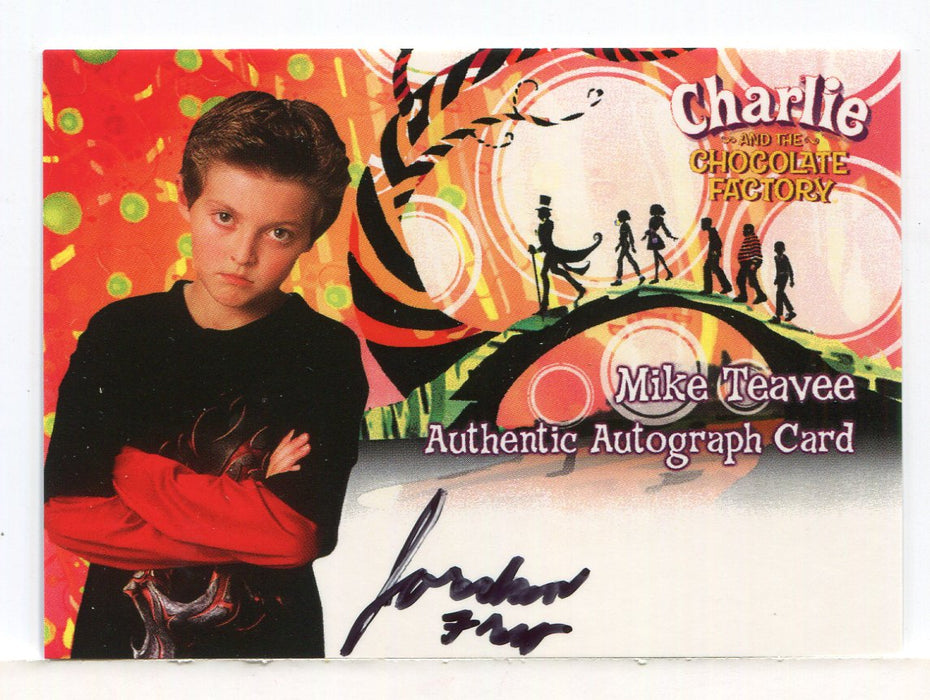 Charlie & Chocolate Factory Jordan Fry as Mike Teavee Autograph Card