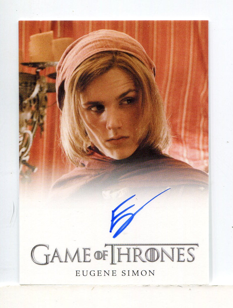 Game of Thrones Season 4 Eugene Simon as Lancel Lannister Autograph Card - TvMovieCards.com