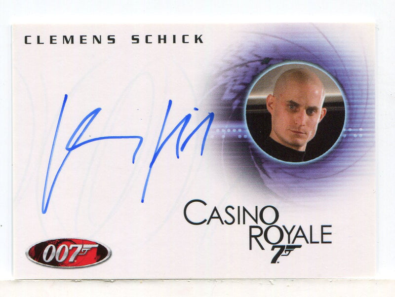 James Bond in Motion 2008 Clemens Schick as Kratt Autograph Card A103 - TvMovieCards.com
