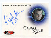 James Bond Heroes & Villains Crispin Bonham Carter Autograph Card A132 - TvMovieCards.com