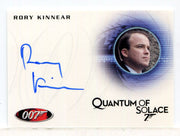 James Bond Heroes & Villains Rory Kinnear as Tanner Autograph Card A133 - TvMovieCards.com