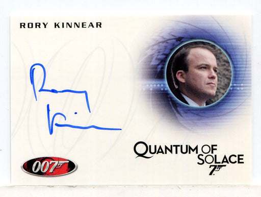 James Bond Heroes & Villains Rory Kinnear as Tanner Autograph Card A133 - TvMovieCards.com