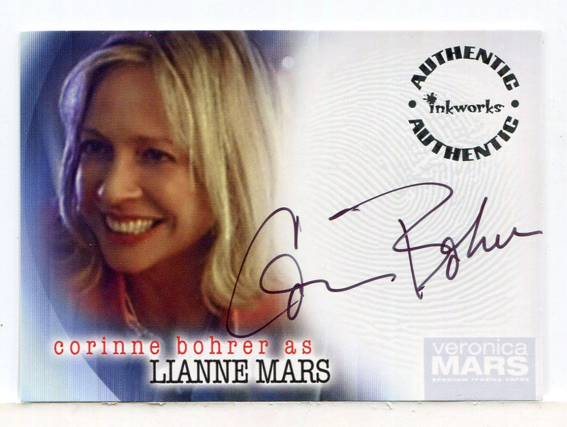 Veronica Mars Season 1 Corinne Bohrer as Lianne Mars Autograph Card A-5 - TvMovieCards.com