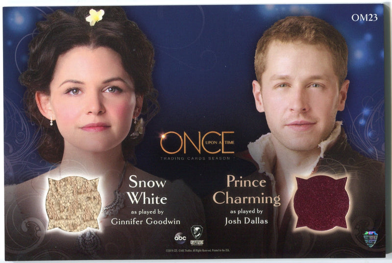 Once Upon A Time Oversized Quad Wardrobe OM23 Costume Card Cryptozoic - TvMovieCards.com